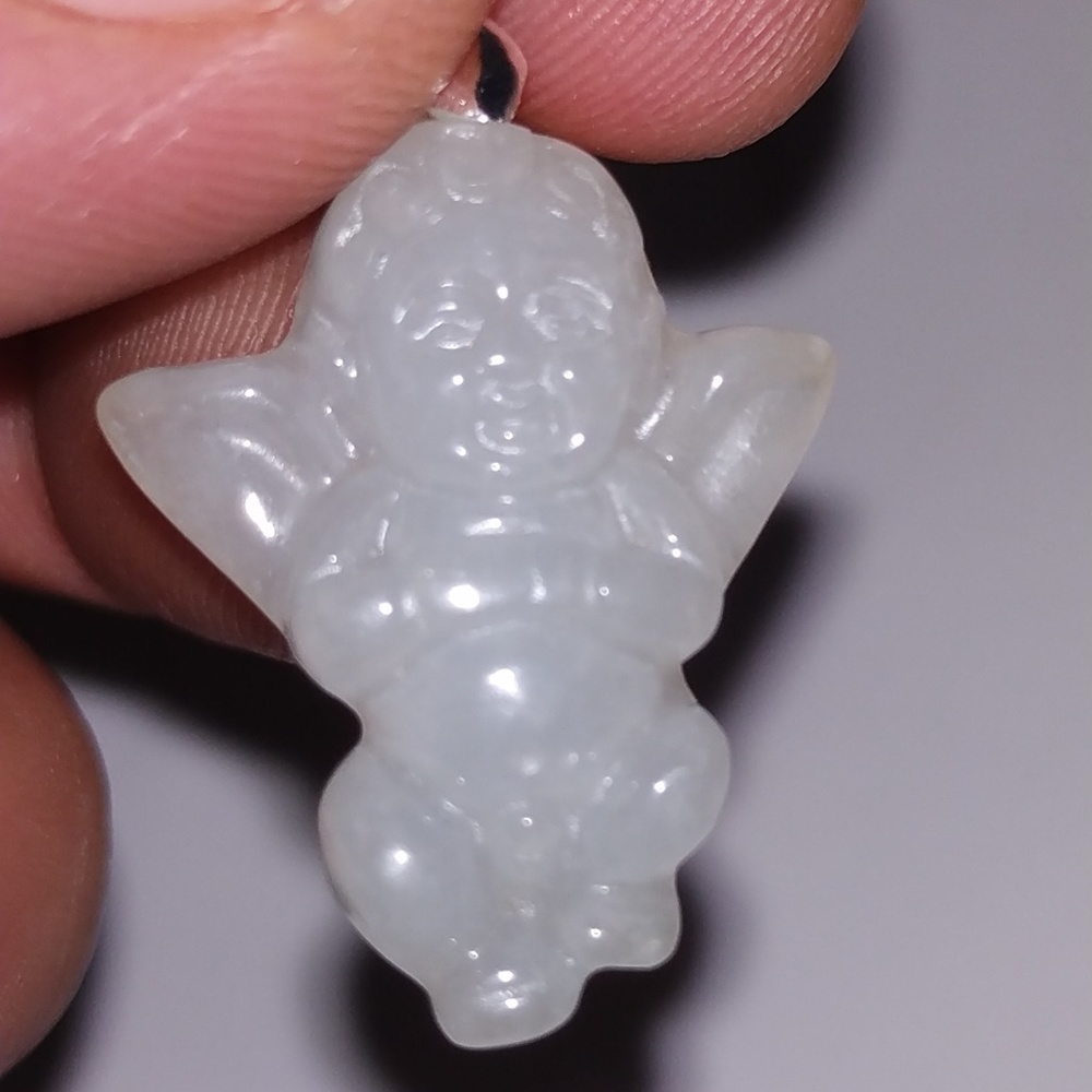 burmese natural real lucky jade pendant